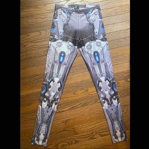 Mecha Anime Cosplay Armor Legging